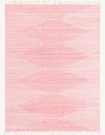 Rose Hand Woven Chindi Cotton Rug