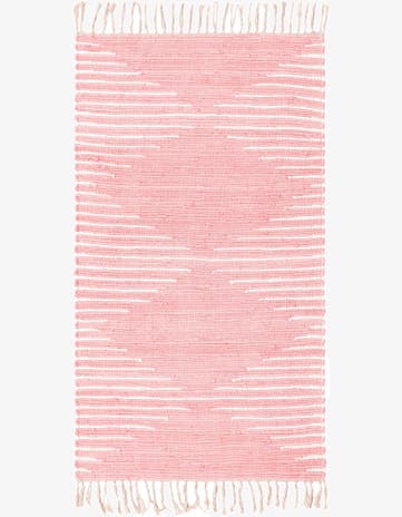 3' 3 x 5' 1 Hand Woven Chindi Cotton Rug