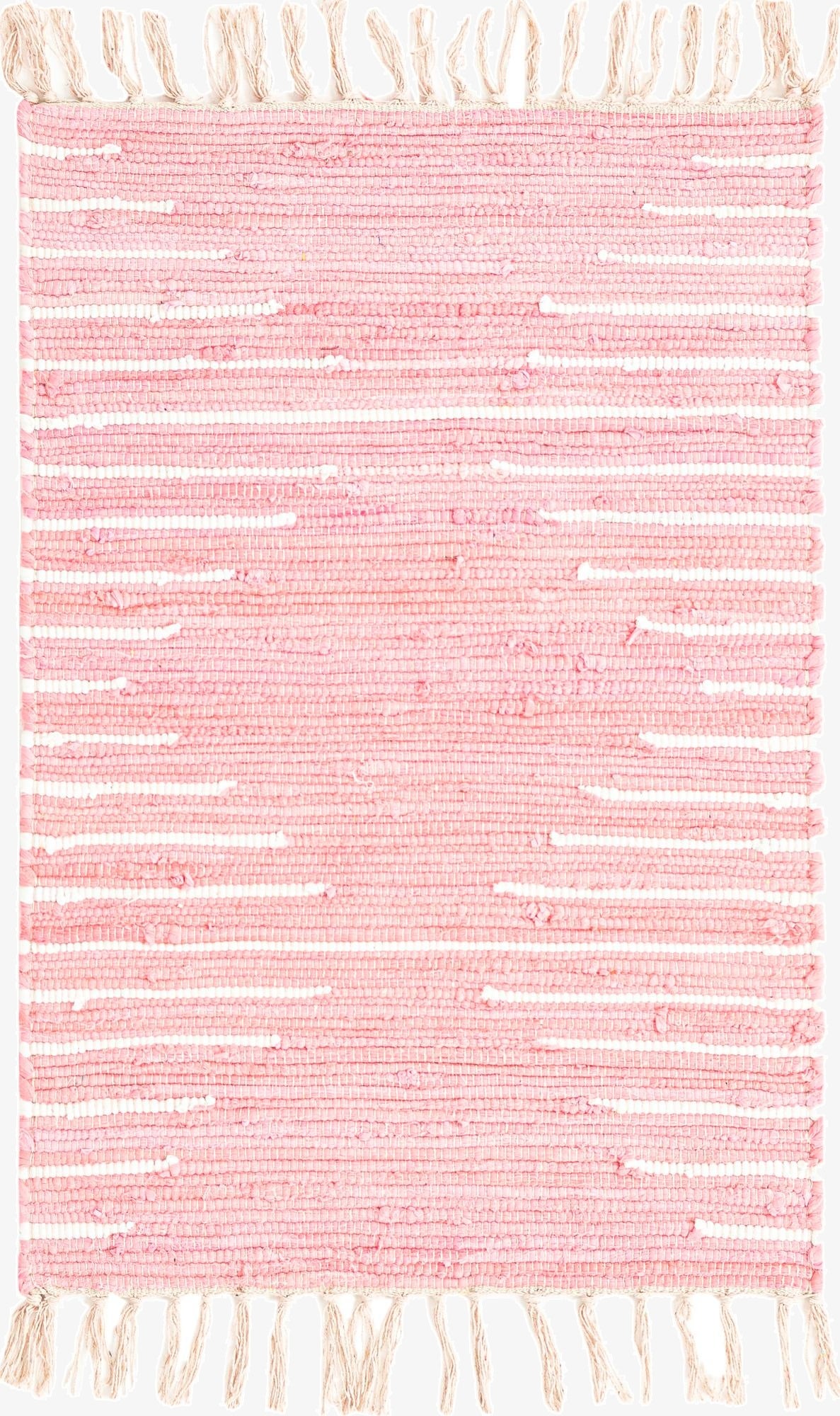 Primary image 2' x 3' 1  Hand Woven Chindi Cotton Rug