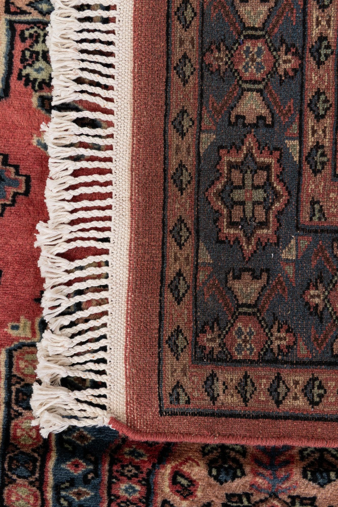 3' 3 x 4' 6 Hand Knotted Bokhara Wool Rug