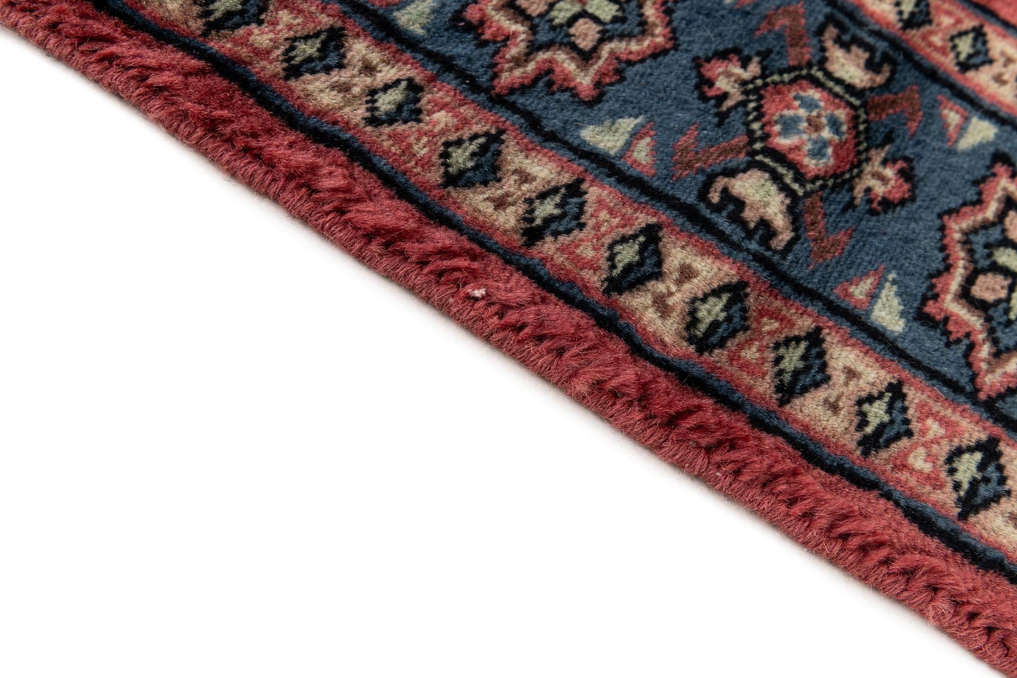 3' 3 x 4' 6 Hand Knotted Bokhara Wool Rug