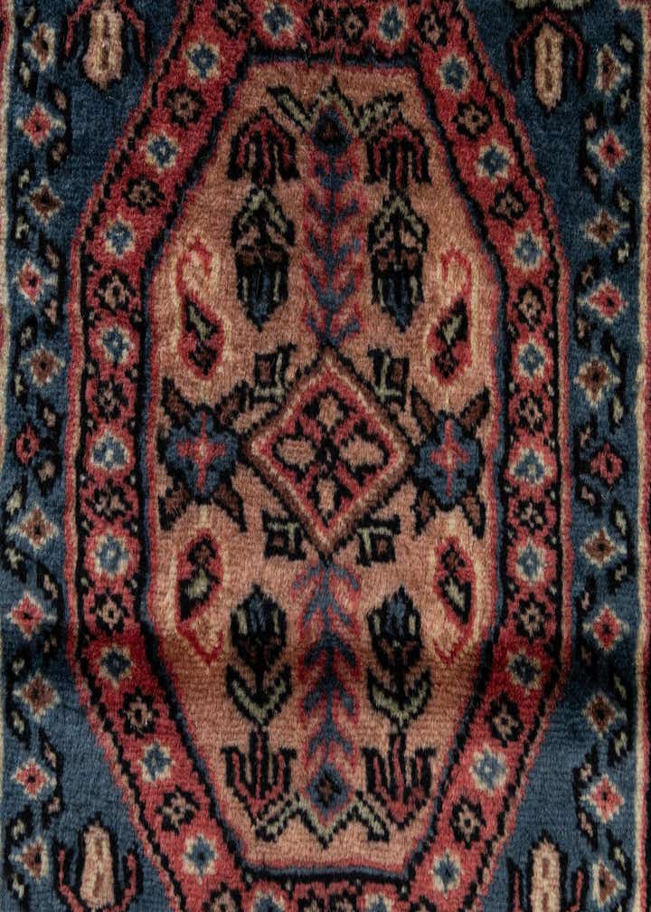 3' 3 x 4' 6 Hand Knotted Bokhara Wool Rug