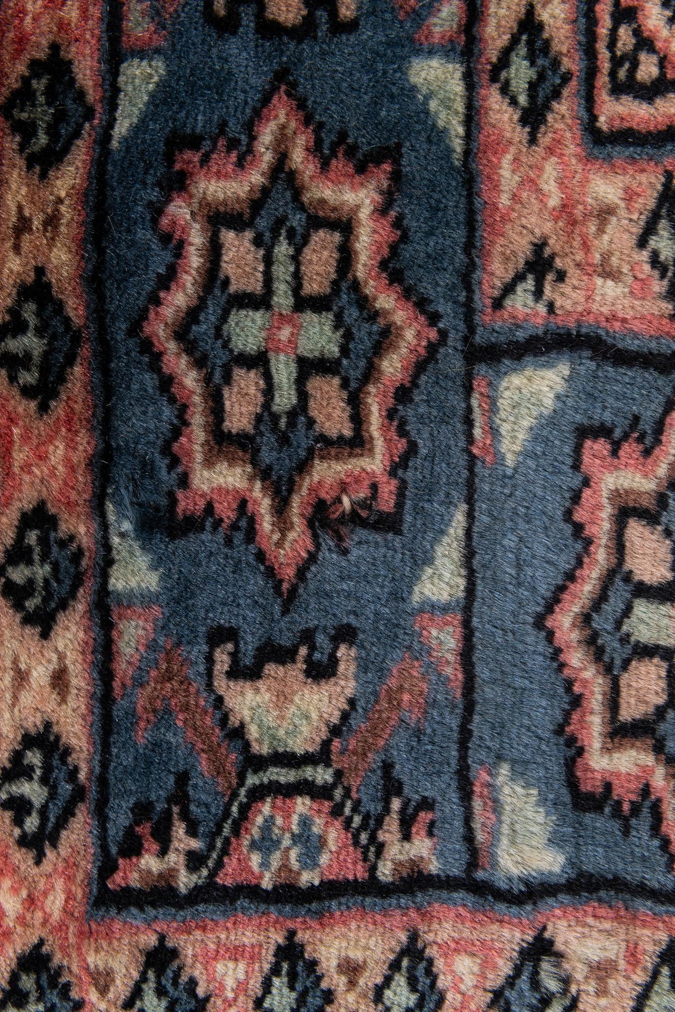 3' 3 x 4' 6 Hand Knotted Bokhara Wool Rug