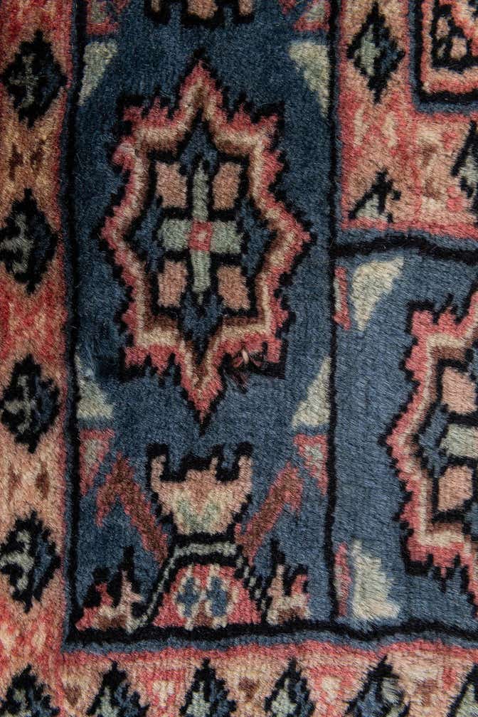 3' 3 x 4' 6 Hand Knotted Bokhara Wool Rug
