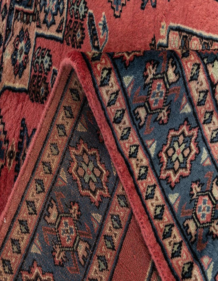 Detail image of 3' 3 x 4' 6  Hand Knotted Bokhara Wool Rug