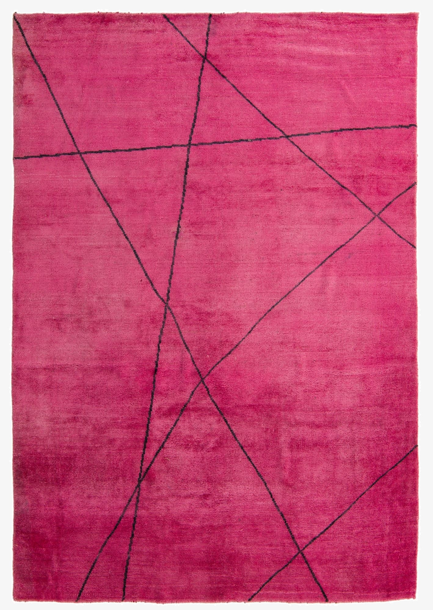 6' 9 x 9' 8  Hand Knotted Darya Wool Rug