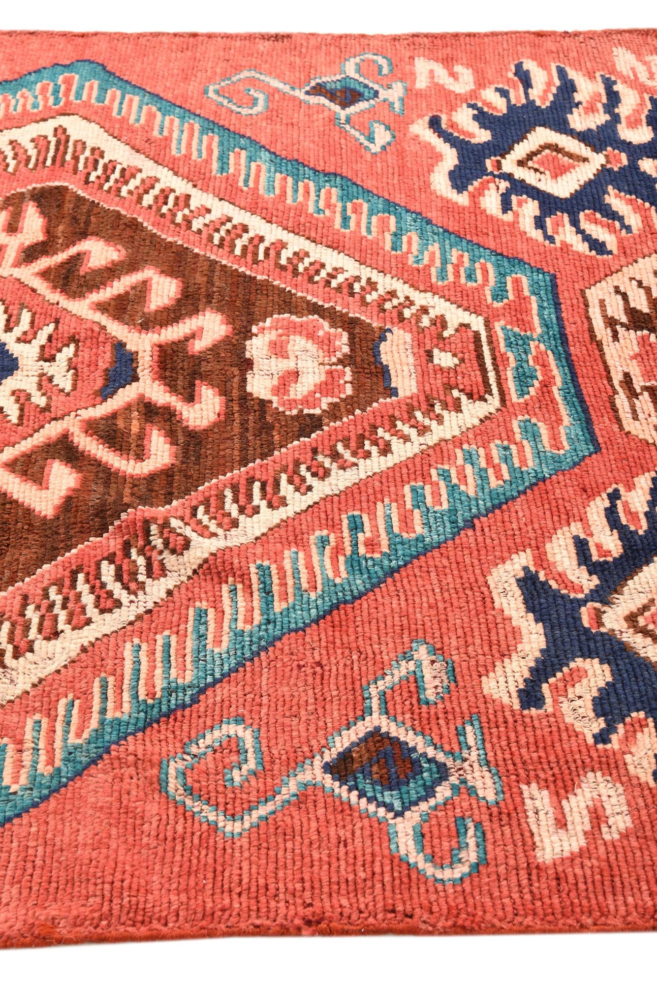 5' 2 x 8' 5 Hand Knotted Kazak Wool Rug