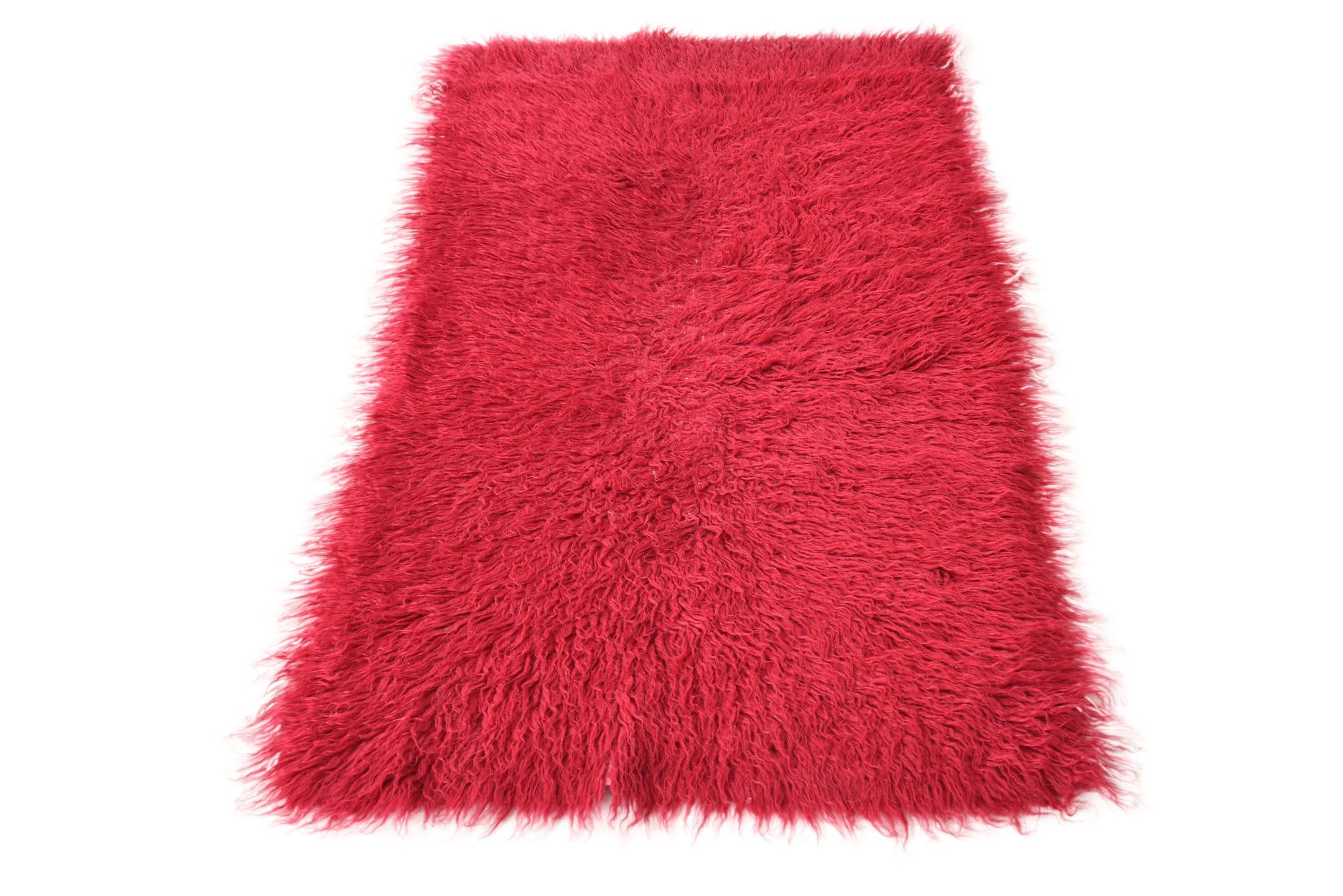 2' 8 x 5' Hand Knotted Moroccan Wool Rug