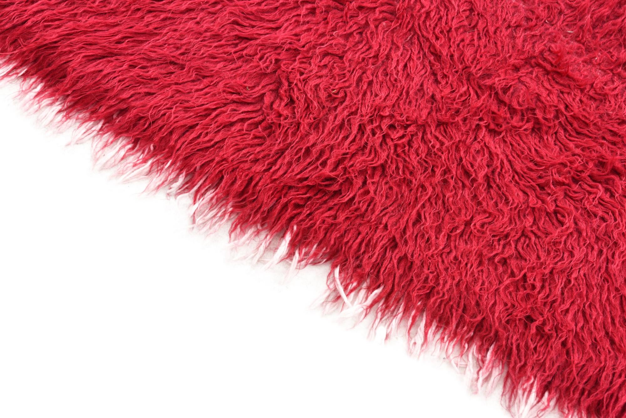 2' 8 x 5' Hand Knotted Moroccan Wool Rug