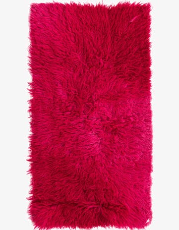 2' 4 x 4' 5 Hand Knotted Moroccan Wool Rug