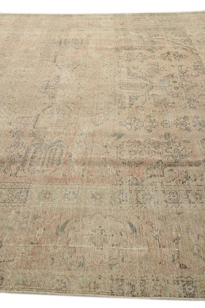 9' 6 x 12' 3 Hand Knotted Ultra Vintage Persian Wool Rug