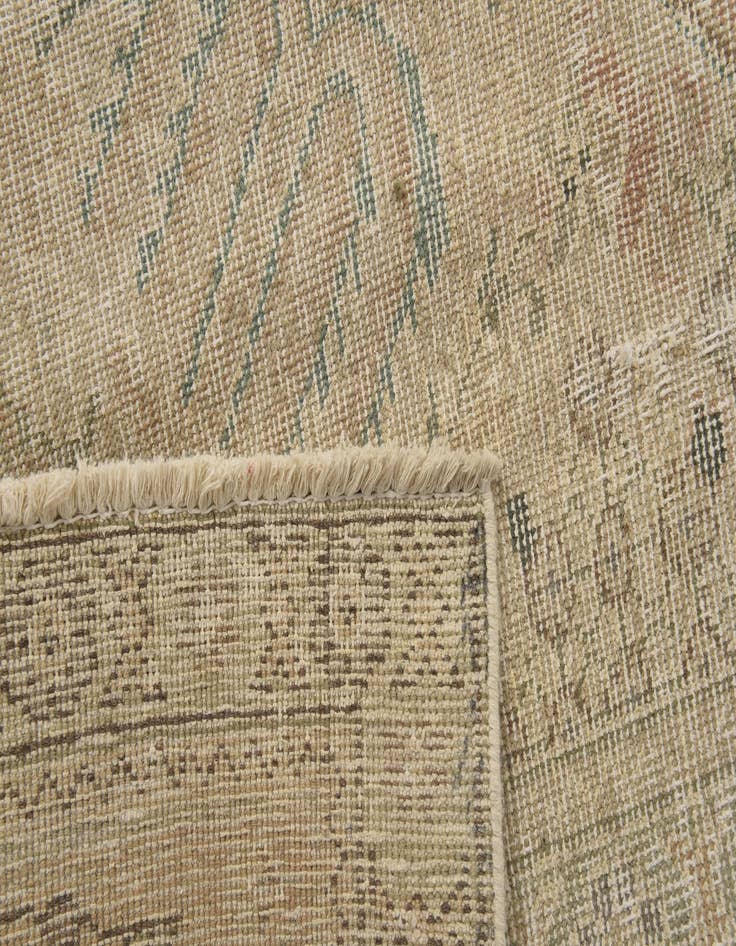 Detail image of 9' 6 x 12' 3  Hand Knotted Ultra Vintage Persian Wool Rug