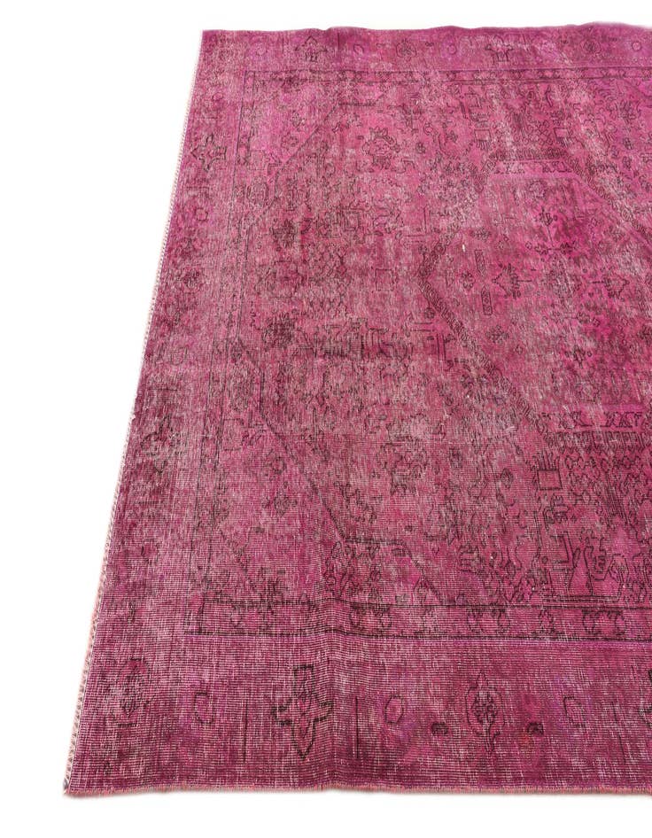 Detail image of 6' 1 x 8' 10  Hand Knotted Ultra Vintage Persian Wool Rug