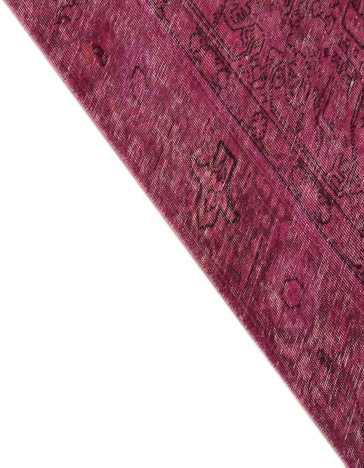 Detail image of 6' 1 x 8' 10  Hand Knotted Ultra Vintage Persian Wool Rug