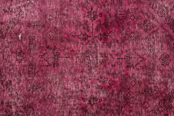 6' 1 x 8' 10 Hand Knotted Ultra Vintage Persian Wool Rug
