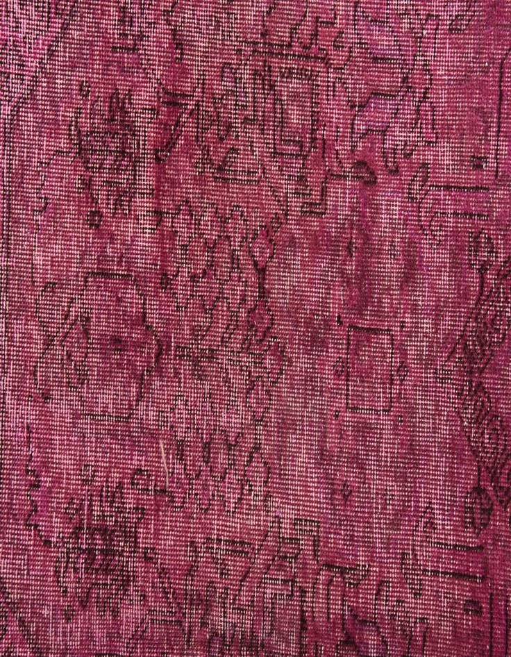 Detail image of 6' 1 x 8' 10  Hand Knotted Ultra Vintage Persian Wool Rug