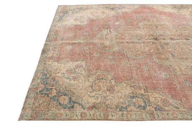 7' 1 x 10' 4 Hand Knotted Ultra Vintage Persian Wool Rug