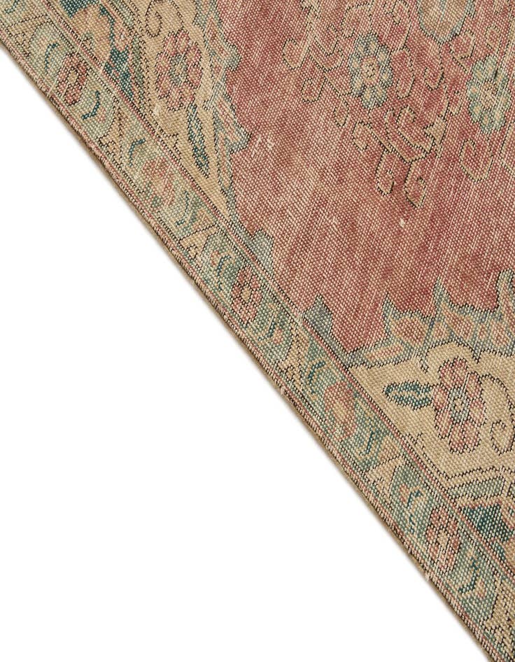 Detail image of 7' 1 x 10' 4  Hand Knotted Ultra Vintage Persian Wool Rug