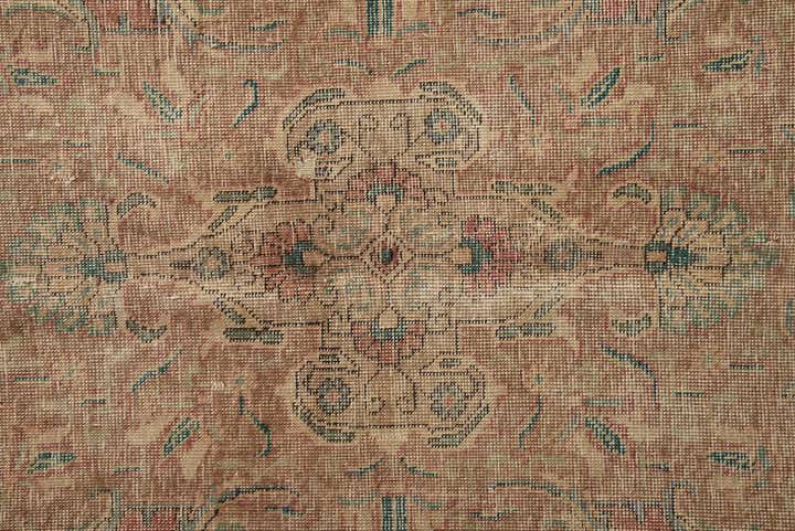 7' 1 x 10' 4 Hand Knotted Ultra Vintage Persian Wool Rug