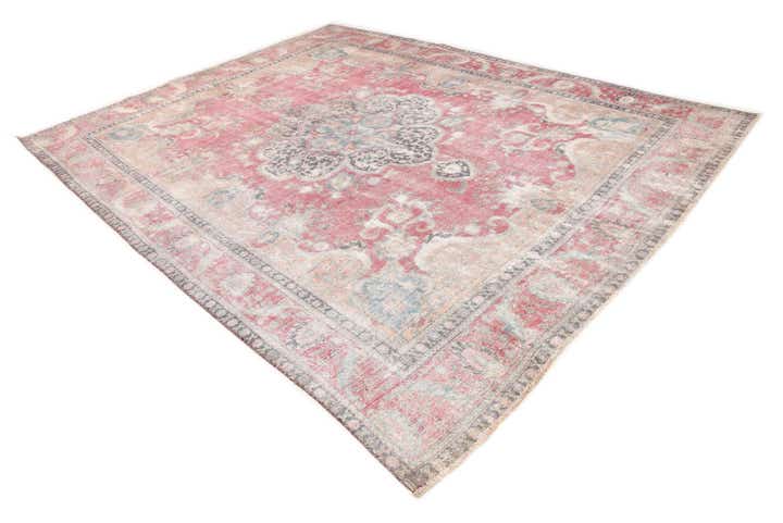 9' 9 x 12' 4 Hand Knotted Ultra Vintage Persian Wool Rug