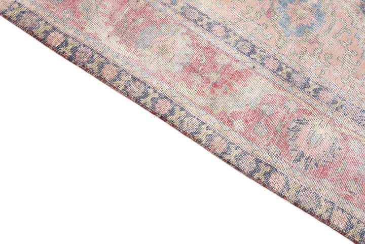 9' 9 x 12' 4 Hand Knotted Ultra Vintage Persian Wool Rug