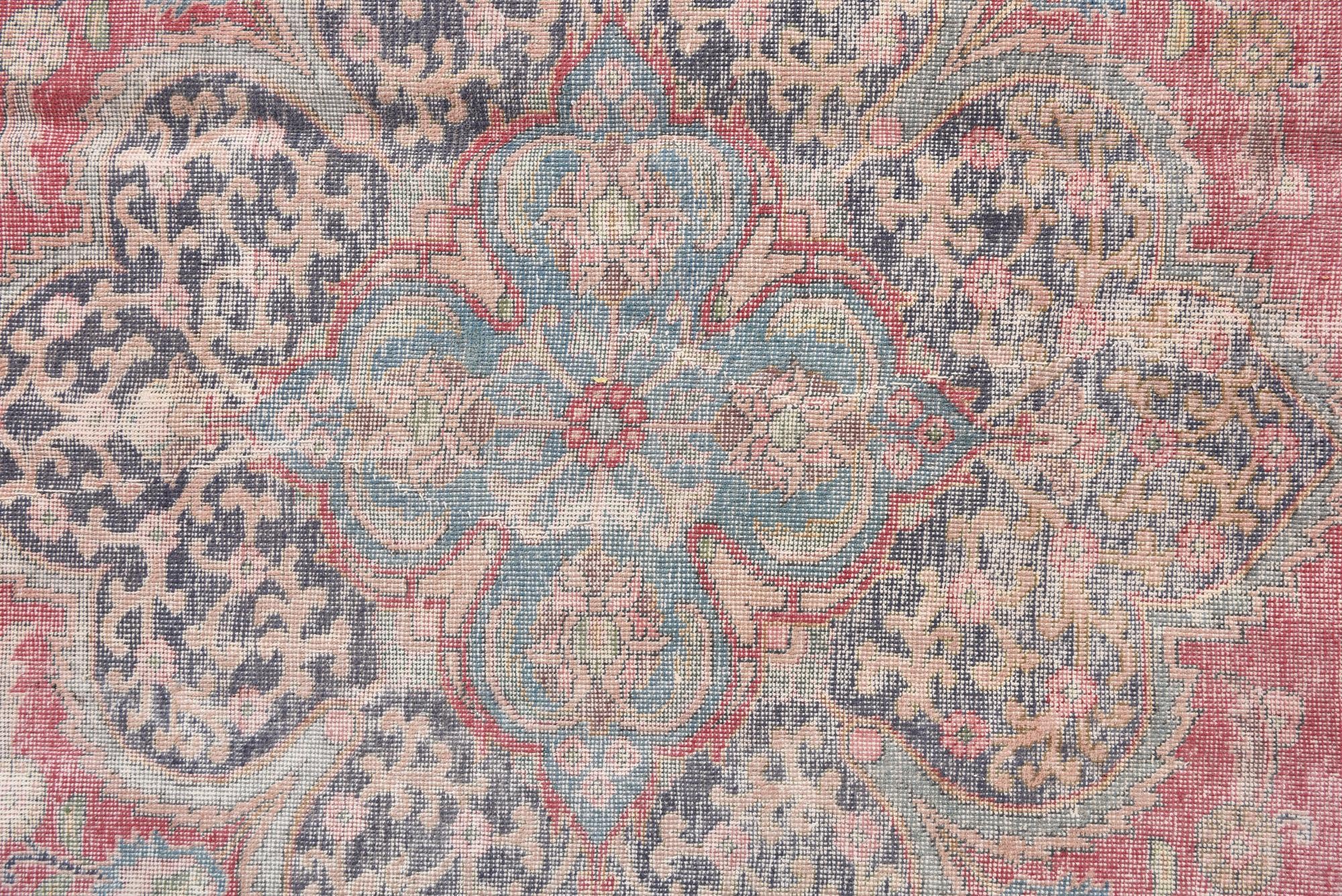 9' 9 x 12' 4 Hand Knotted Ultra Vintage Persian Wool Rug