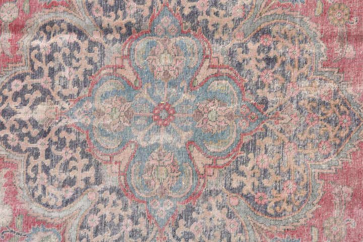 9' 9 x 12' 4 Hand Knotted Ultra Vintage Persian Wool Rug