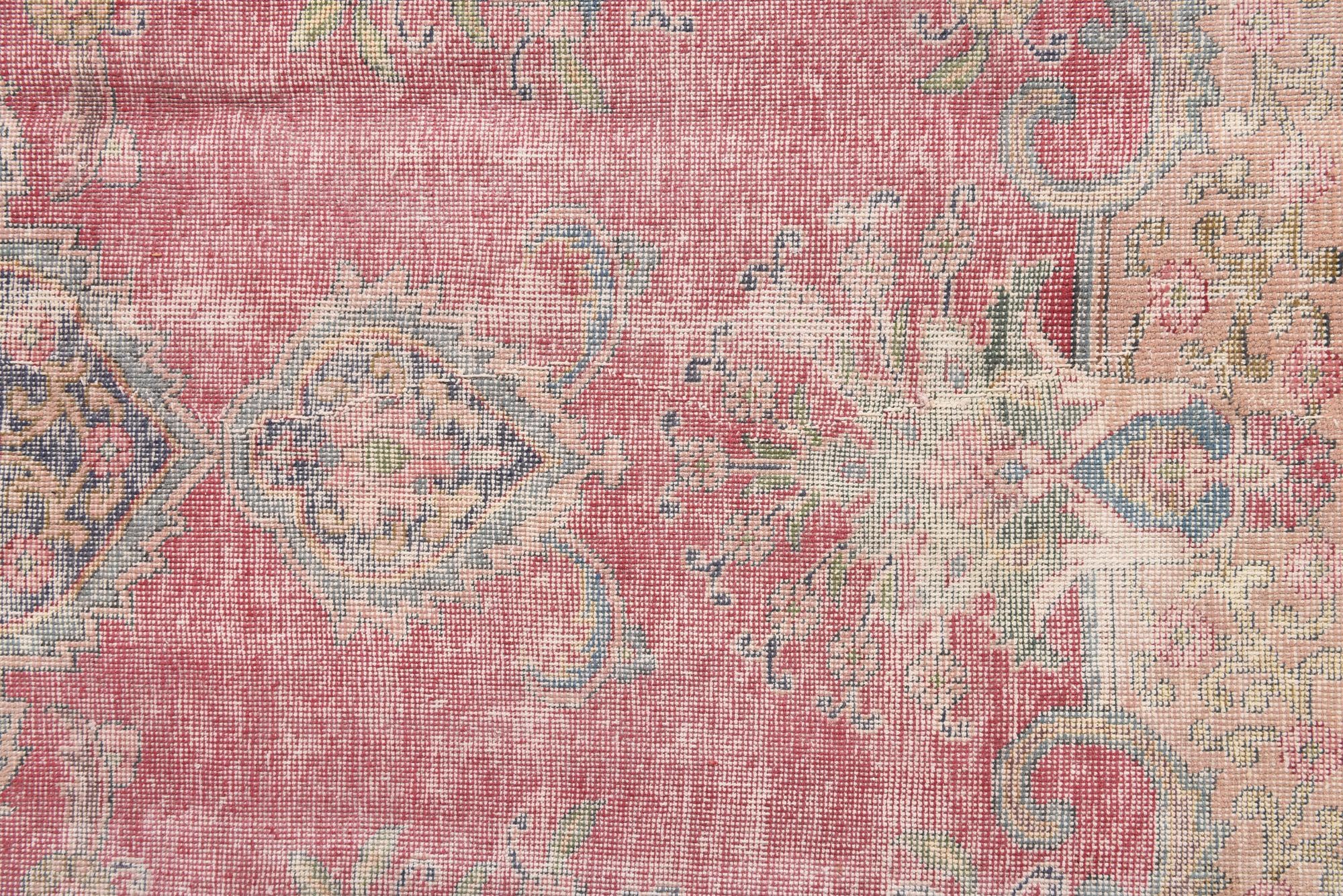 9' 9 x 12' 4 Hand Knotted Ultra Vintage Persian Wool Rug