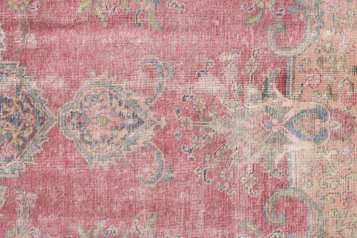 9' 9 x 12' 4 Hand Knotted Ultra Vintage Persian Wool Rug