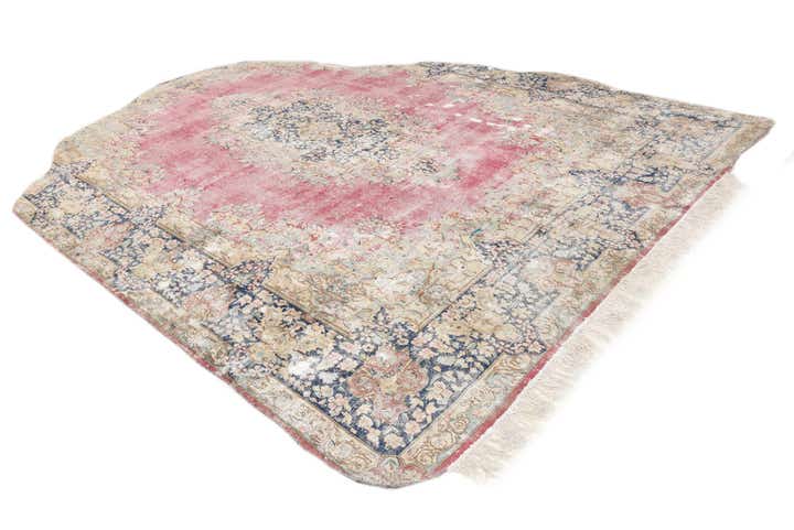 9' 8 x 11' 4 Hand Knotted Ultra Vintage Persian Wool Rug