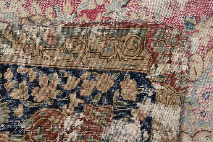 9' 8 x 11' 4 Hand Knotted Ultra Vintage Persian Wool Rug