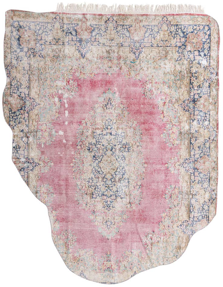 Detail image of 9' 8 x 11' 4 Hand Knotted Ultra Vintage Persian Wool Rug