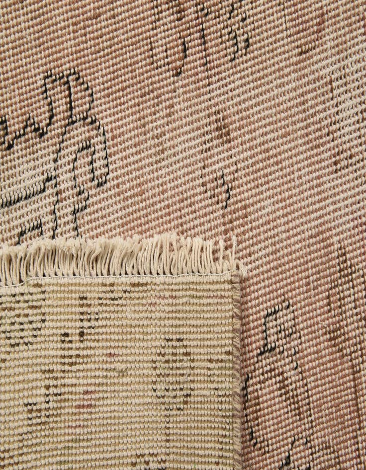 Detail image of 5' 8 x 8' 4  Hand Knotted Ultra Vintage Persian Wool Rug