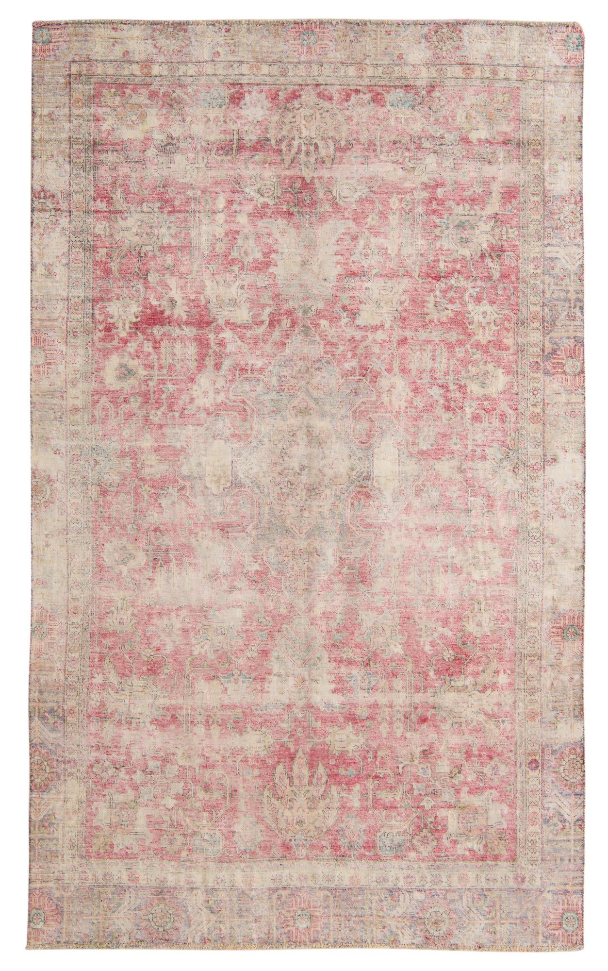 5' 3 x 9' 8 Hand Knotted Ultra Vintage Persian Wool Rug
