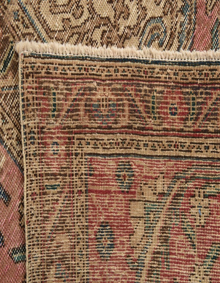 Detail image of 9' 3 x 12' 7  Hand Knotted Ultra Vintage Persian Wool Rug