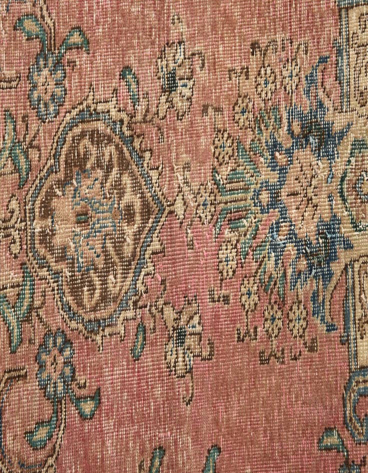 Detail image of 9' 3 x 12' 7  Hand Knotted Ultra Vintage Persian Wool Rug