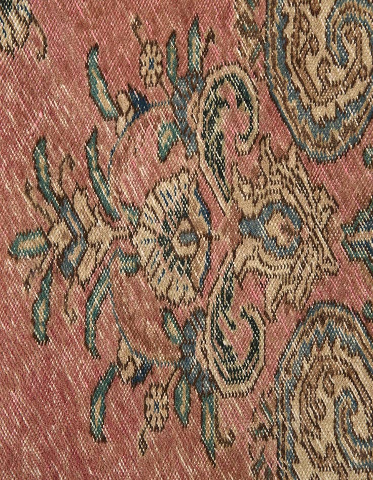 Detail image of 9' 3 x 12' 7  Hand Knotted Ultra Vintage Persian Wool Rug