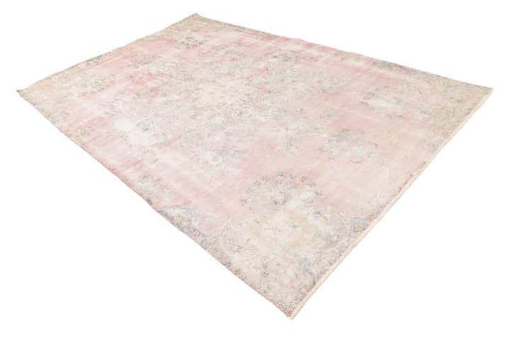 6' 9 x 10' 2 Hand Knotted Ultra Vintage Persian Wool Rug