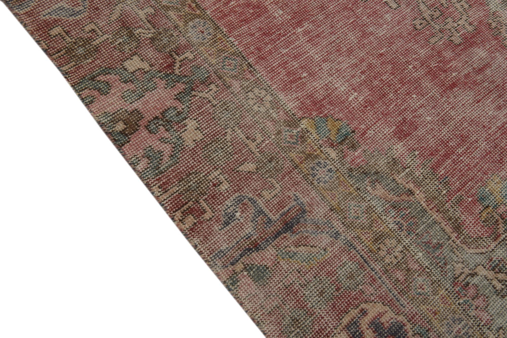 8' 7 x 12' 4 Hand Knotted Ultra Vintage Persian Wool Rug