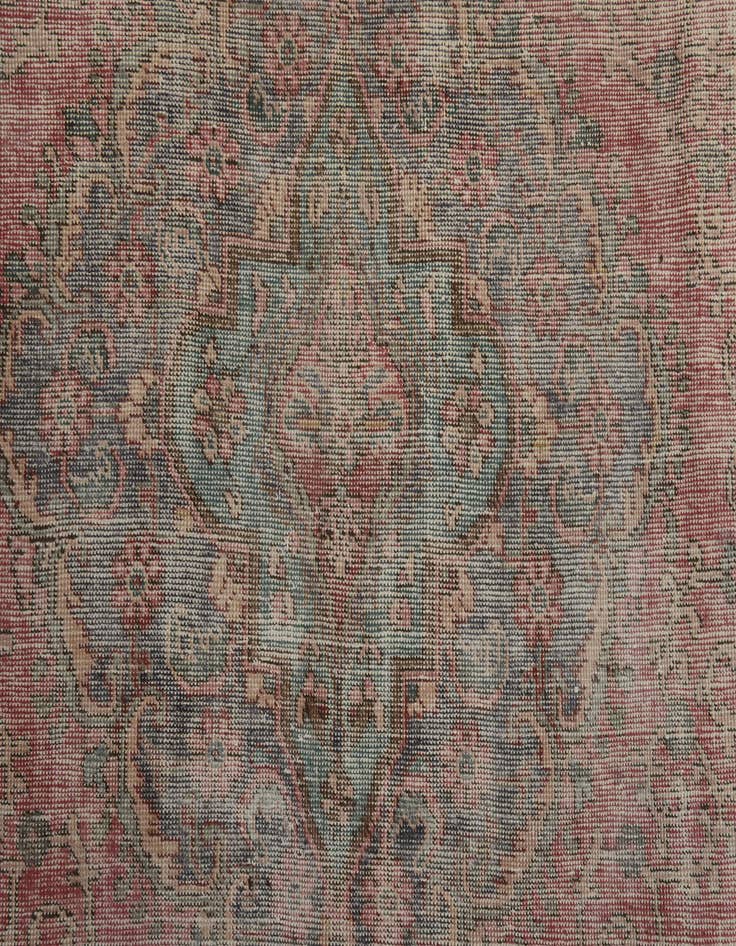 Detail image of 8' 7 x 12' 4  Hand Knotted Ultra Vintage Persian Wool Rug