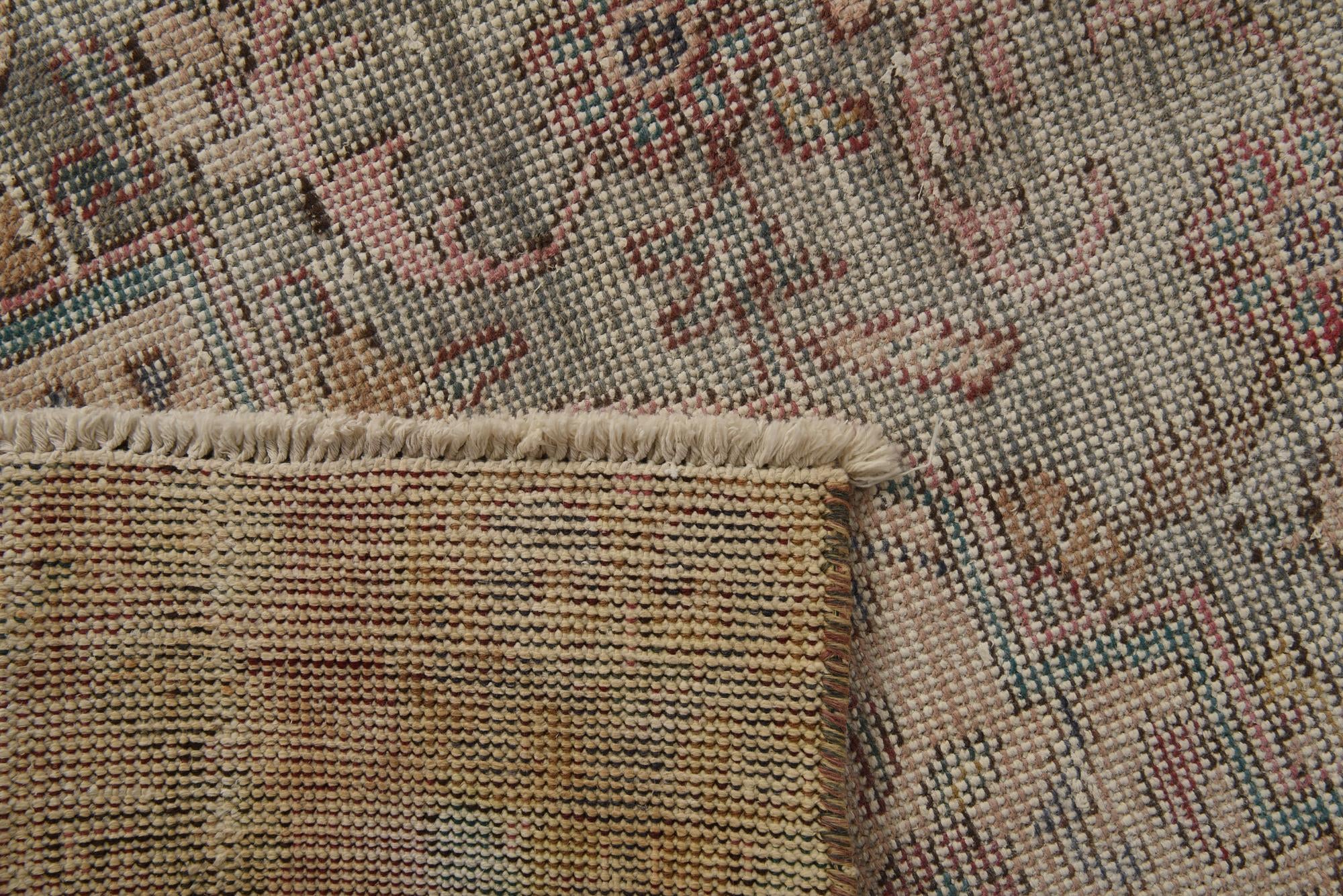 8' 7 x 12' 4 Hand Knotted Ultra Vintage Persian Wool Rug