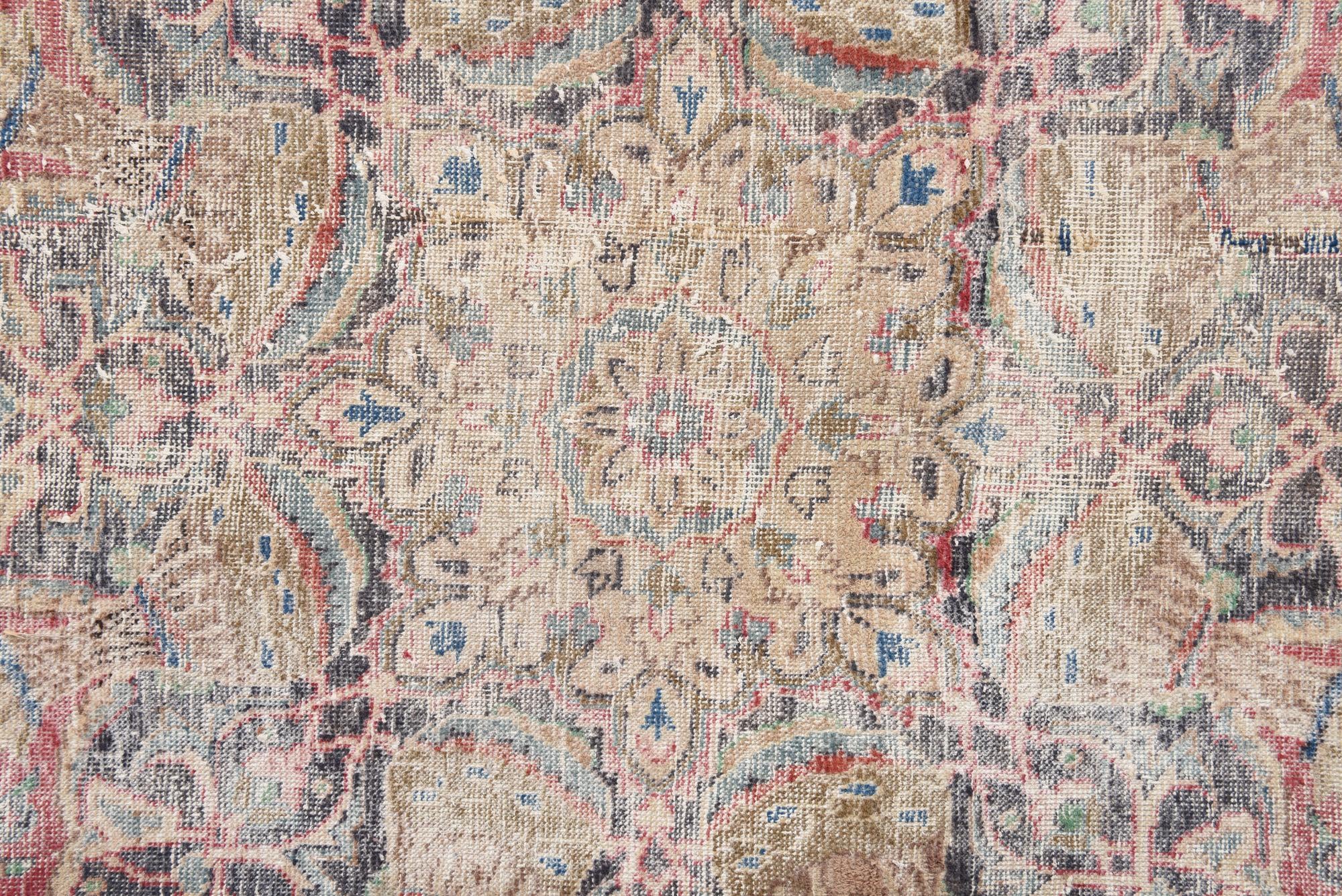 9' 9 x 12' 8 Hand Knotted Ultra Vintage Persian Wool Rug