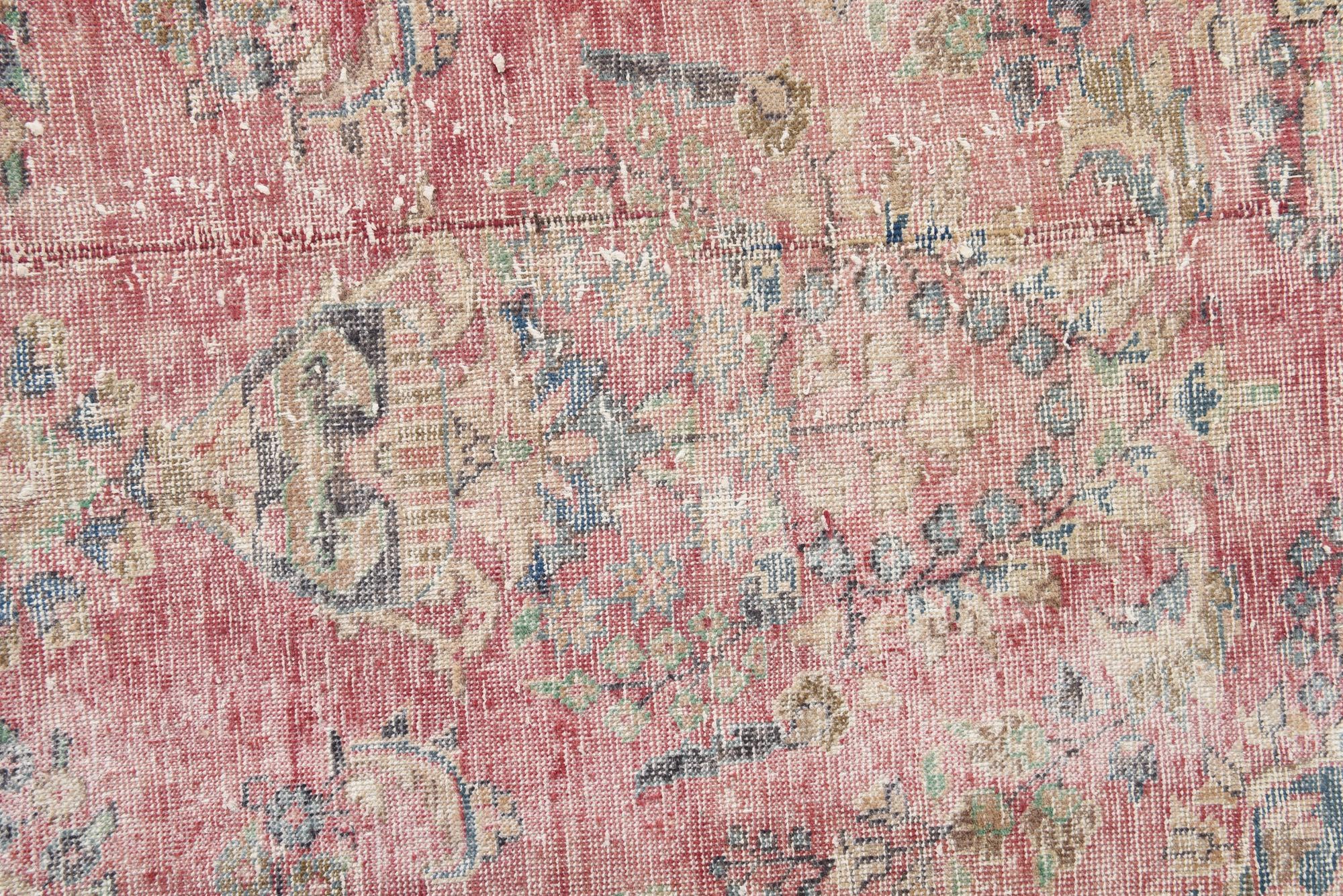 9' 9 x 12' 8 Hand Knotted Ultra Vintage Persian Wool Rug