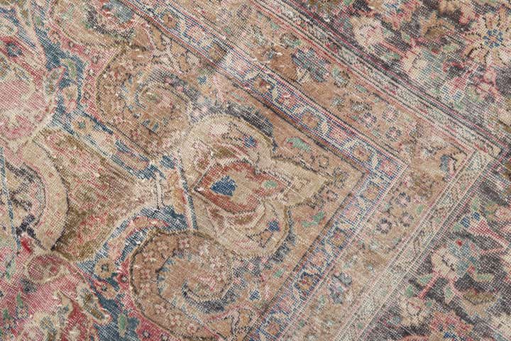 9' 9 x 12' 8 Hand Knotted Ultra Vintage Persian Wool Rug