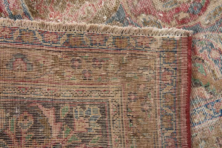 9' 9 x 12' 8 Hand Knotted Ultra Vintage Persian Wool Rug