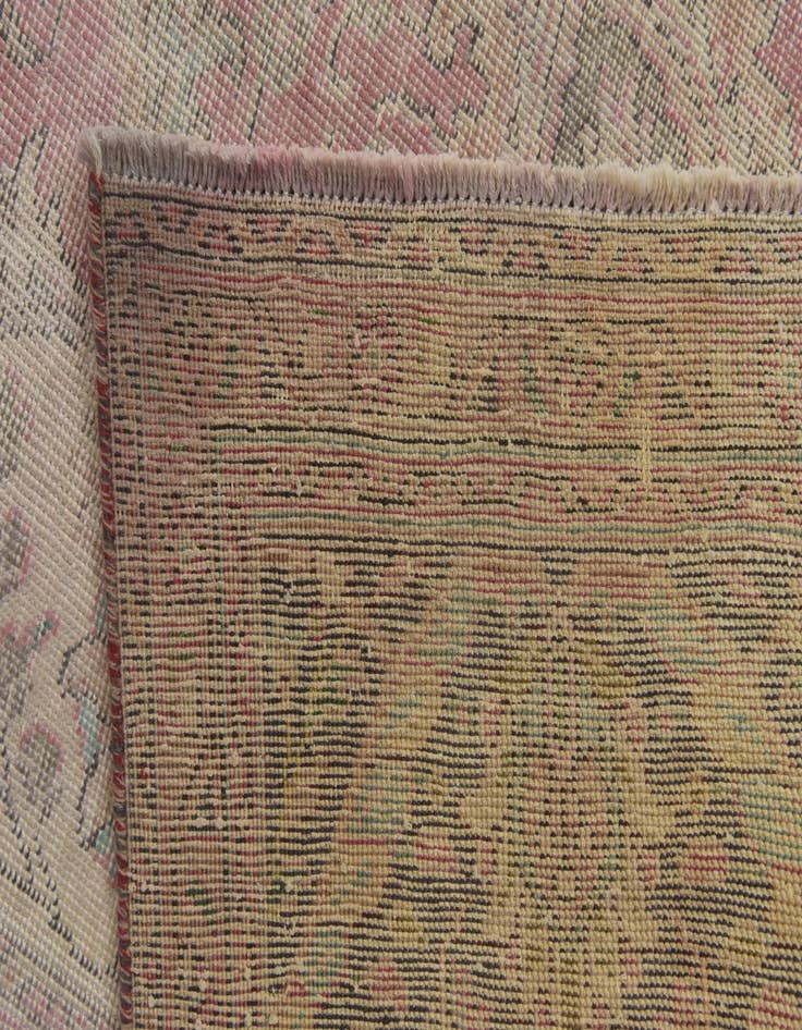 Detail image of 9' 7 x 12' 3  Hand Knotted Ultra Vintage Persian Wool Rug