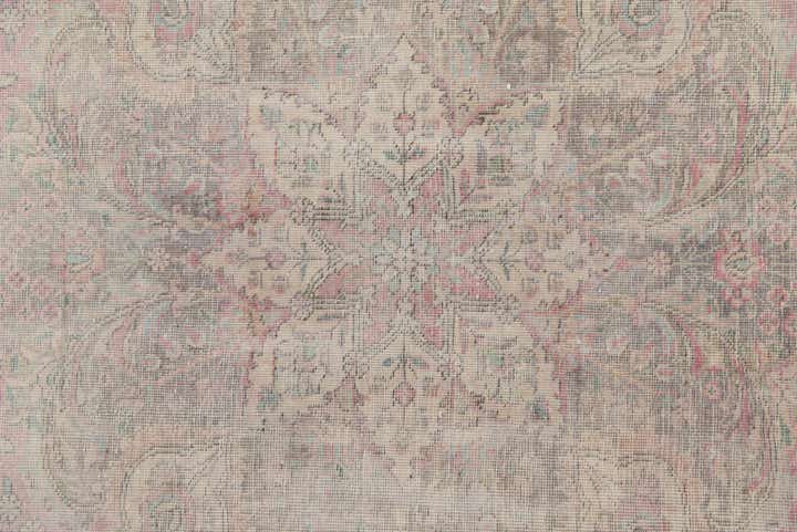 9' 7 x 12' 3 Hand Knotted Ultra Vintage Persian Wool Rug