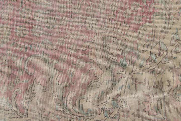 9' 7 x 12' 3 Hand Knotted Ultra Vintage Persian Wool Rug