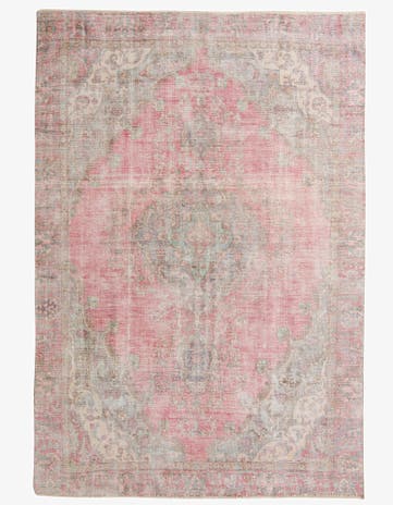 8' 7 x 12' 4 Hand Knotted Ultra Vintage Persian Wool Rug