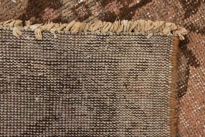 4' 6 x 13' 2 Hand Knotted Ultra Vintage Persian Wool Runner Rug